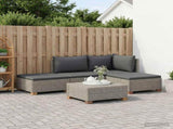 4 pcs Rattan Lounge Set with Cushions GENDT Natural Rattan 3429845
