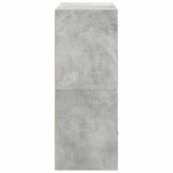 Cabinets with 2 Drawers 2 pcs Concrete Grey 60x31x40 cm Engineered Wood 858828