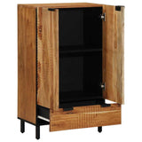 Highboard with Drawer Brown 60 x 33 x 100 cm Solid Mango Wood 4017786