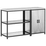 Kitchen Storage Set HATTEM 2 pcs Silver Stainless Steel 3392663