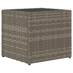 ZNTS Garden Planters 2 pcs Grey 36x30x32 cm Poly Rattan 3210533