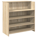 Reception Desk Sonoma Oak 100x50x103.5 cm Engineered Wood 3324162