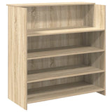 Reception Desk Sonoma Oak 100x50x103.5 cm Engineered Wood 3324162