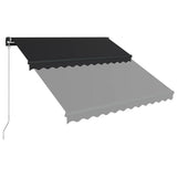 Manual Retractable Awning 300x250 cm Anthracite 3051237