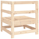Garden Corner Sofa Solid Wood Pine 825471