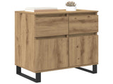 Sideboard Artisan Oak 60 x 35 x 70 cm Engineered Wood and Iron 881742