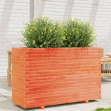 Garden Planter Wax Brown 110x40x72.5 cm Solid Wood Pine 3282601