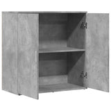 Sideboard Concrete Grey Engineered Wood Medium Sideboard 840516