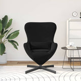 Egg Chair Black 63 x 73 x 90 cm Velvet 42002762