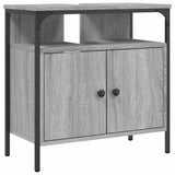Bathroom Sink Cabinet Grey Sonoma 60x30x60 cm Engineered Wood 842439