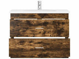 Bathroom Furniture Set Smoked Oak 81 x 40 x 84.5 cm 3404378