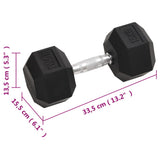 Dumbbells 2 pcs 30 kg Total Cast Iron 93606