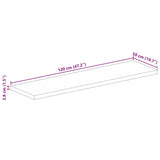 Table Top 120x50x3.8 cm Rectangular Solid Wood Acacia 370986