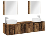 Bathroom Cabinet Set 5 pcs Old Wood Engineered Wood 3406533