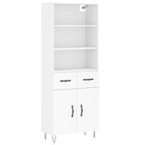 Highboard White 69.5x34x180 cm Engineered Wood 3200545