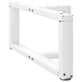 Coffee Table Legs T-Shaped 2 pcs White 60x25x cm Steel 4013013