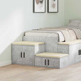 Storage Cabinet 2 pcs Concrete Grey 108 x 41 x 40 cm 866670