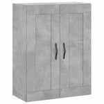 Highboard Concrete Grey 69.5x34x180 cm Engineered Wood 3199909