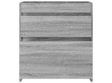 Bathroom Under Sink Cabinet Grey Sonoma 56 x 37.5 x 81 cm 890733