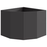 Corner Planter Black 45 x 45 x 35 cm Steel 883647