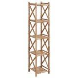5-Tier Square Bamboo Shelf 242493