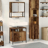 Bathroom Furniture Set with Storage 2 pcs Brown 60 x 30 x 60 cm 3332535