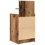 Bedside Cabinets with 2 Drawers 2 pcs Old Wood 38x34x80 cm 861370