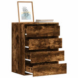 Corner Chest of Drawers Old Wood 60x41x76 cm Engineered Wood 852877