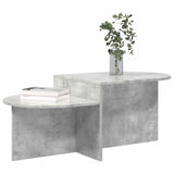 Coffee Table Concrete Grey 100 x 50 x 40 cm Engineered Wood 8001049