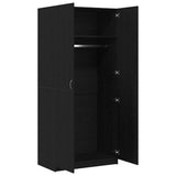 Wardrobe Black Oak 90 x 52 x 200 cm Engineered Wood 862436