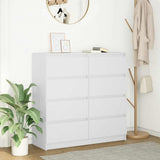 Sideboard White 100x35x99 cm Engineered Wood 3328489