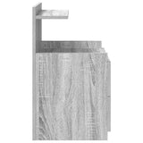 Bedside Cabinets 2 pcs with 2 Drawers Grey Sonoma 40x36.5x62 cm 858643