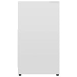 ZNTS Bathroom Cabinet High Gloss White 60x33x61 cm Engineered Wood 802648