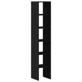 Bookcases 2 pcs Stackable Black Oak 30x30x80 cm Engineered Wood 858806