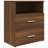 Bed Cabinets 2 pcs Brown Oak 50x32x60 cm 815863