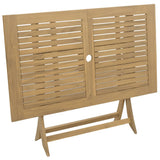 Folding Garden Table 120x70x75 cm Solid Wood Acacia 365745