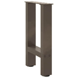 Coffee Table Legs Natural Steel 2 pcs 28x cm Steel 4013275