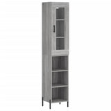 Highboard Grey Sonoma 34.5x34x180 cm Engineered Wood 3199375