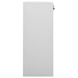 Office Cabinet Light Grey 90x40x102 cm Steel 336410
