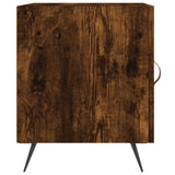 Bedside Cabinets 2 pcs Smoked Oak 40x40x50 cm Engineered Wood 827511