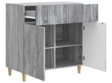Sideboard Grey Sonoma 66 x 34.5 x 90 cm Engineered Wood 894641