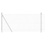 Welded Wire Fence with Concrete Base 25 x 0.8 m 3352313