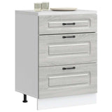 Kitchen Base Cabinet Kalmar Grey Sonoma Engineered Wood 854285