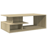 ZNTS Coffee Table Sonoma Oak 102x55x35 cm Engineered Wood 848012