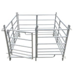 4-Panel Sheep Pen Galvanised Steel 137 x 137 x 92 cm 141814