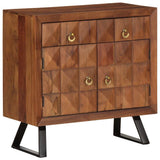 Drawer Cabinet Honey Brown 70x35x70 cm Solid Wood Acacia 358185