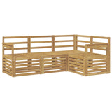 Sofa Sets 4 pcs White 187.5 x 128.5 x 73 cm Solid Acacia Wood 3391739