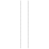 Wall Mounted Wine Rack for 36 Bottles White Iron 340887