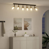 Ceiling Spotlight Black 110.5 x 13 x 26 cm Glass and Metal 42001222