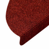 Stair Mats Self-adhesive 30 pcs Red 56x17x3 cm 3365914